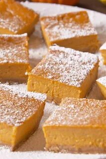 Pumpkin Dream Bars = A Perfect Custardy, Cheesecake-Like Des