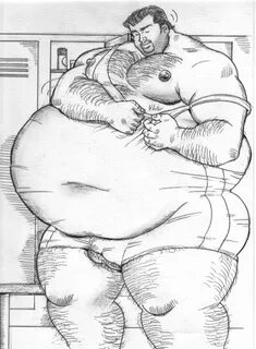 wrestler 19 - Fat Gainers Stories and Artworks