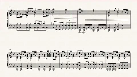 Piano - Jurassic Park Theme - John Williams - Sheet Music, C