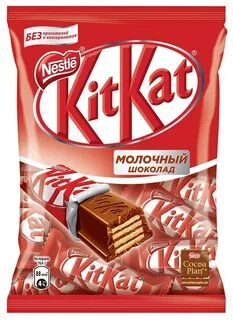 Конфеты KitKat MINI. Молочный шоколад с хрустящей вафлей - к