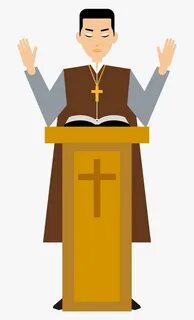 Pastor Cartoon Png , Free Transparent Clipart - ClipartKey