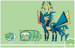 Pokemon Redesign #736-737-738 - Grubbin, Charjabug, Vikavolt