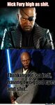 Mace Windu Meme : He Protec He Attac but Most Importantly He