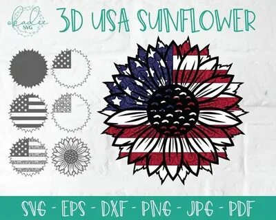 3D Sunflower Mandala Svg For Cricut - Layered SVG Cut File -