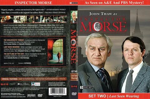 Inspector Morse Set Two DVD Covers Cover Century Over 1.000.