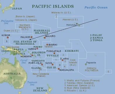 Micronesia Truk Map