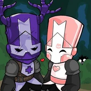 purple knight Castle Crashers - Purple Knight and Pink Knigh