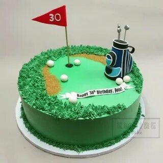 Golf Course Golf Cakes For Men Hole In One First Birthday Go