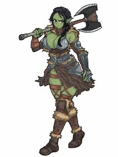 Fantasy Art девушка Fantasy Fantasy Art Orc Orc - Mobile Leg