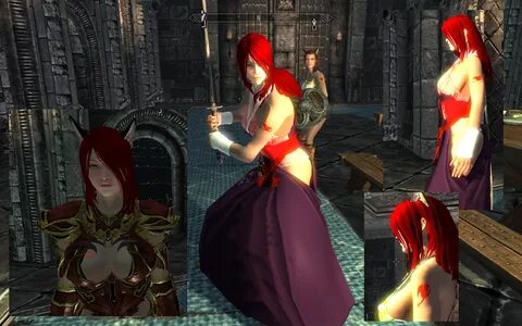 Erza Scarlet - Fairy Tail v2 at Skyrim Nexus - Mods and Comm