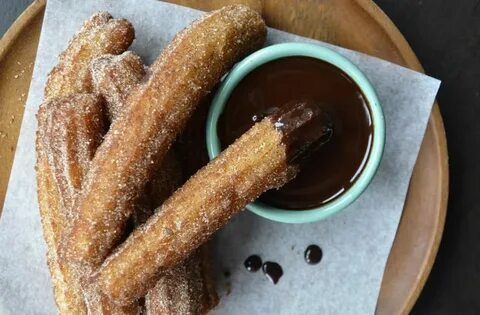 Easy Eggless Churros Recipe With Chocolate Sauce Crunchy Yet