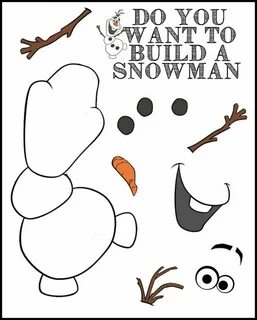 free frozen printable-olaf game. do you want to build a snow