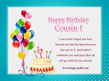 34 Birthday Wishes For Cousin