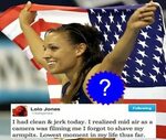 Lolo Jones Armpit Hair Caught On Camera "Lowest Moment Of My