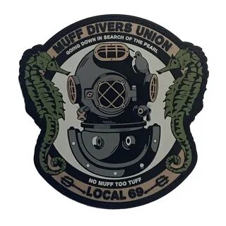 Muff Divers Union PVC Morale Patch Etsy