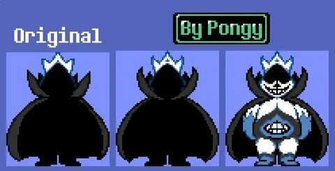 King Fight Delta Rune 10 Images - Deltarune Chaos King Front