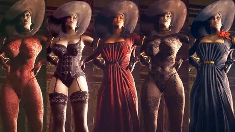 All Lady Dimitrescu Costumes & Suits Mods Resident Evil 8 Vi