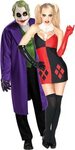 The Joker Harley Quinn Couple Costumes Jokers Masquerade - M