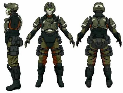 UNSC Marine Infantry - Characters & Art - Halo 4 Character d