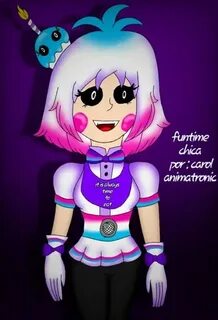 Funtime chica human fanart Five Nights at Freddys PT/BR Amin