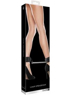 Ouch!: Luxury Spreader Bar, svart, 495 kr