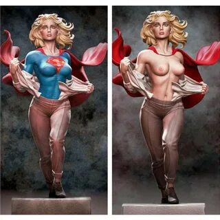 Supergirl NSFW - STL 3D print files
