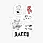 Lil Peep Die Young Stickers Redbubble
