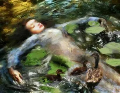 Ophelia Painting by Gregory Damian Green Fine Art America