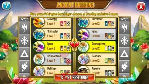 Ancient World Breeding Combos - Dragon City Guide