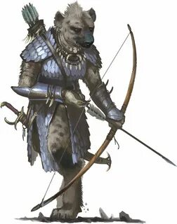 Gnoll archer Dungeons and dragons characters, Fantasy creatu