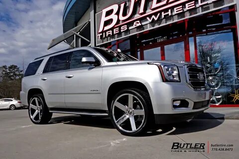 GMC Yukon with 24in DUB Baller Wheels exclusively from Butle