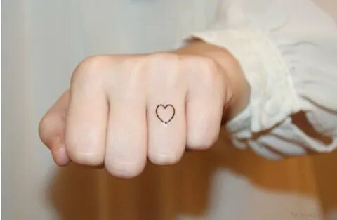 91 Delightful Heart Tattoos For Fingers - Tattoo Designs - T