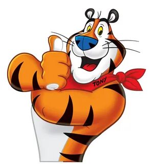 Kelloggs Tony The Tiger clipart free image download