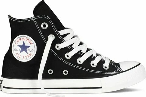 Converse All Star Chuck Taylor Black White Hi Top Canvas New