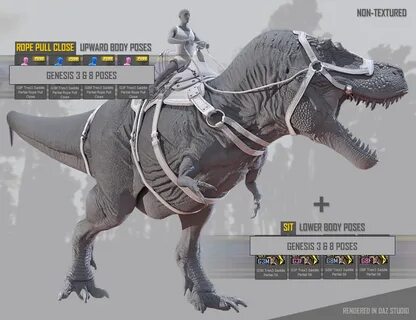 Tyrannosaurus Rex 3 Saddle & Poses Commercial - Daz 3D Forum