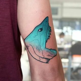 Ocean Tattoos, Shark Tattoos, Circle Tattoos, Small... 