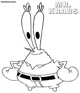 Mr Crabs Coloring Pages Mclarenweightliftingenquiry