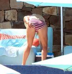 Reese Witherspoon In a red and white bikini in Cabo Mexico -