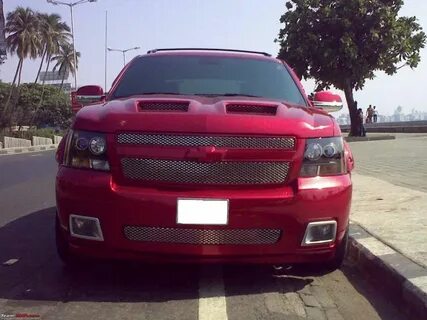 Custom red chevy avalanche... I will have good scoops like t