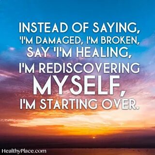 Quotes About Life :Quote on mental health: Instead of saying