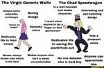 The Virgin Generic Waifu The Chad Speedwagon Is a well-round