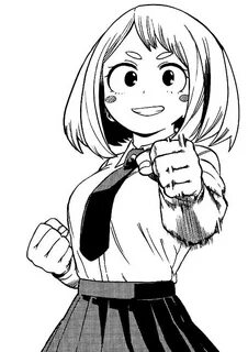 Ochako Uraraka Coloring Pages - Free Printable Coloring Page