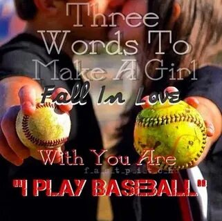 Baseball & Softball couples #baseballplayers Baseball softba