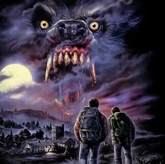 An American Werewolf in London in 2020 Horror movie art, Wer
