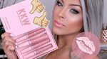 KKW kylie cosmetics REVIEW / LIP SWATCHES worth it? Valerie 