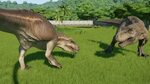 Acrocanthosaurus VS T-REX Update 1.7 - Jurassic World Evolut