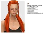 CAMILLE HAIR * by simancholy simancholy on Patreon Maxis mat