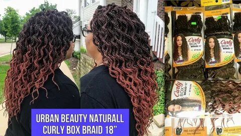 URBAN BEAUTY NATURALL CURLY BOX BRAID 18" CROCHET BRAIDS - Y