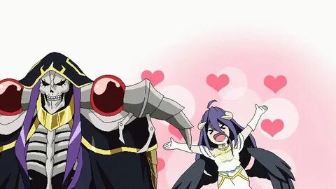 HAHA! Albedo x Ainz, so cute XD Anime, Anime wallpaper, Albe