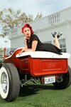 Hot Rod Pinup Erica Vaughn as Pinup of the Month MyRideisMe.